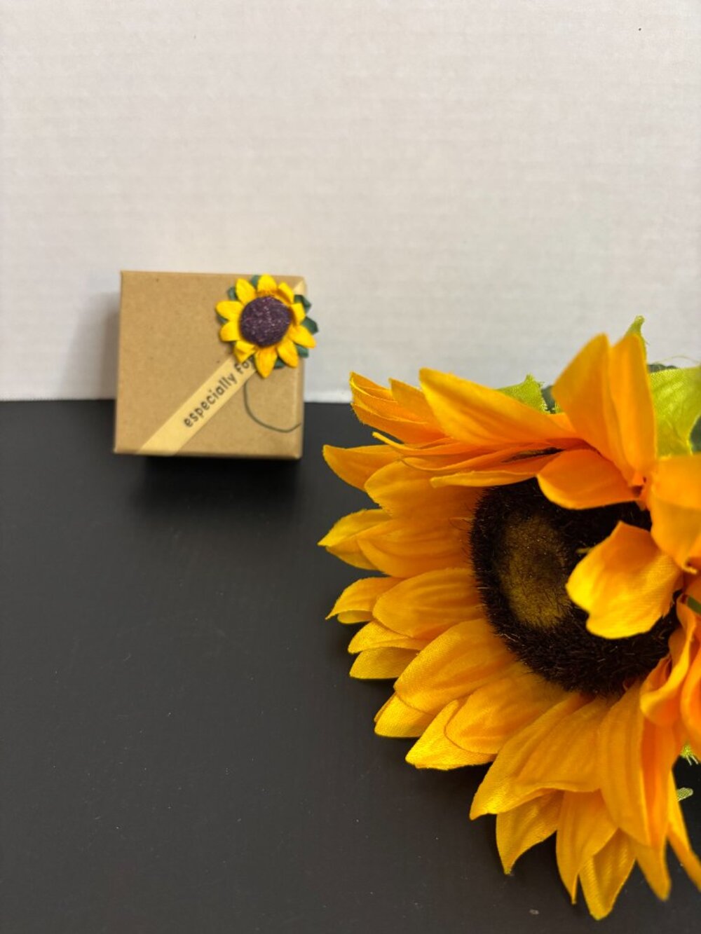 "You Are My Sunshine " Gold flower locket necklace